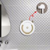 Maxbell Adjustable Hair Dryer Holder Punch Free 180 Degrees Rotation Blow Dryer Rack gold