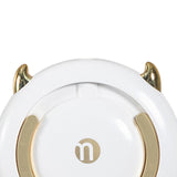 Maxbell Adjustable Hair Dryer Holder Punch Free 180 Degrees Rotation Blow Dryer Rack gold