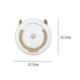 Maxbell Adjustable Hair Dryer Holder Punch Free 180 Degrees Rotation Blow Dryer Rack gold