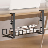 Maxbell No Punch Plug Board Cable Organizer Desk Cord Organizer for Desk Office Home