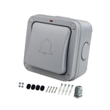 Maxbell Switch Push Button Doorbell Door Access Control for Warehouse Indoor Hallway BE32M
