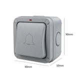 Maxbell Switch Push Button Doorbell Door Access Control for Warehouse Indoor Hallway BE32M