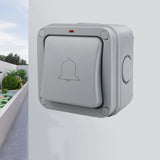 Maxbell Switch Push Button Doorbell Door Access Control for Warehouse Indoor Hallway BE32M