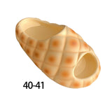 Maxbell Pineapple Bread Slippers Soft Summer Home Shoes for Household Indoor Bedroom 40-41