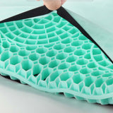 Maxbell Gel Seat Cushion Comfortable Honeycomb Gel Cushion for Home Traveling Cushion With Cover