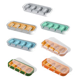 Maxbell Popsicle Mould Cartoon Easy to Clean with Reusable ice rods Ice Cube Maker Yellow