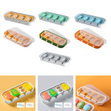 Maxbell Popsicle Mould Cartoon Easy to Clean with Reusable ice rods Ice Cube Maker Yellow