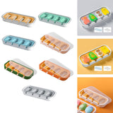 Maxbell Popsicle Mould Cartoon Easy to Clean with Reusable ice rods Ice Cube Maker Yellow