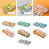 Maxbell Popsicle Mould Cartoon Easy to Clean with Reusable ice rods Ice Cube Maker Yellow