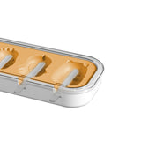 Maxbell Popsicle Mould Cartoon Easy to Clean with Reusable ice rods Ice Cube Maker Yellow