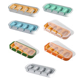 Maxbell Popsicle Mould Cartoon Easy to Clean with Reusable ice rods Ice Cube Maker Yellow