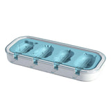 Maxbell Popsicle Mould Cartoon Easy to Clean with Reusable ice rods Ice Cube Maker Blue