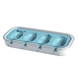 Maxbell Popsicle Mould Cartoon Easy to Clean with Reusable ice rods Ice Cube Maker Blue