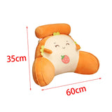 Maxbell Cute Pillow Plush Cute Cartoon Soft Sofa Bed Cushion Home Decoration M Strawberry