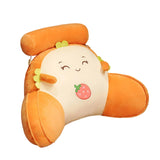 Maxbell Cute Pillow Plush Cute Cartoon Soft Sofa Bed Cushion Home Decoration M Strawberry