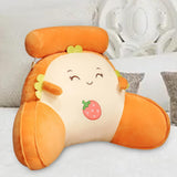 Maxbell Cute Pillow Plush Cute Cartoon Soft Sofa Bed Cushion Home Decoration M Strawberry