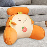 Maxbell Cute Pillow Plush Cute Cartoon Soft Sofa Bed Cushion Home Decoration M Strawberry