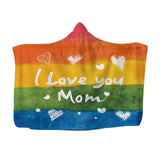 Maxbell Hooded Blanket Skin Friendly Fleece Throw Cape for All Seasons Couch Napping Mom 150x200cm