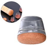 Maxbell Chair Leg Floor Protectors Anti Scratch Chair Leg Covers for Hardwood Floors Clear M
