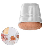 Maxbell Chair Leg Floor Protectors Anti Scratch Chair Leg Covers for Hardwood Floors Clear S