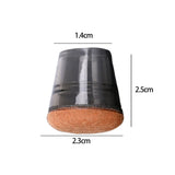 Maxbell Chair Leg Floor Protectors Anti Scratch Chair Leg Covers for Hardwood Floors Black S