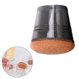 Maxbell Chair Leg Floor Protectors Anti Scratch Chair Leg Covers for Hardwood Floors Black S