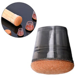 Maxbell Chair Leg Floor Protectors Anti Scratch Chair Leg Covers for Hardwood Floors Black S