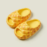 Maxbell Kids Slipper Novelty Cute Summer Home Shoes for Household Bedroom Girls Boys 20cm yellow