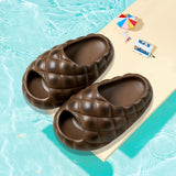 Maxbell Kids Slipper Novelty Cute Summer Home Shoes for Household Bedroom Girls Boys 17cm coffee