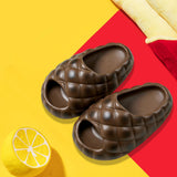 Maxbell Kids Slipper Novelty Cute Summer Home Shoes for Household Bedroom Girls Boys 19cm coffee