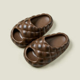 Maxbell Kids Slipper Novelty Cute Summer Home Shoes for Household Bedroom Girls Boys 20cm coffee