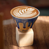 Maxbell Coffee Mug Ceramic Traditional Espresso Mugs for restaurants Cafe Bar Kitchen Brown