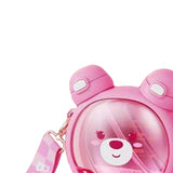 Maxbell Cute Bear Cup with Straw Portable Drinking Cup for Activities Picnic Camping