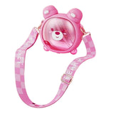 Maxbell Cute Bear Cup with Straw Portable Drinking Cup for Activities Picnic Camping