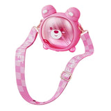 Maxbell Cute Bear Cup with Straw Portable Drinking Cup for Activities Picnic Camping