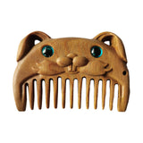 Maxbell Wood Hair Combs Beard Comb Multi Functional Portable Women Men Gift Handmade Rabbit