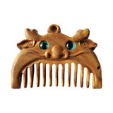 Maxbell Wood Hair Combs Beard Comb Multi Functional Portable Women Men Gift Handmade Dragon