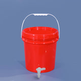 Maxbell Water Storage Carrier 10L with Faucet Water Jug for Drinking Outdoor Tea Set Red