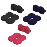 Maxbell Seat Cushion and Support Pillow Combo Soft Seat Hip Pad for Home Living Room Black