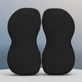 Maxbell Seat Cushion and Support Pillow Combo Soft Seat Hip Pad for Home Living Room Black