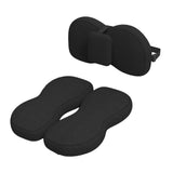Maxbell Seat Cushion and Support Pillow Combo Soft Seat Hip Pad for Home Living Room Black