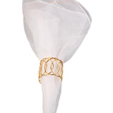 Maxbell 2 Pieces Napkin Holder Rings Decorative for Anniversary Dining Table Banquet