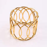 Maxbell 2 Pieces Napkin Holder Rings Decorative for Anniversary Dining Table Banquet