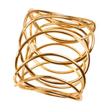 Maxbell 2 Pieces Napkin Holder Rings Decorative for Anniversary Dining Table Banquet