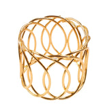 Maxbell 2 Pieces Napkin Holder Rings Decorative for Anniversary Dining Table Banquet