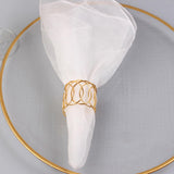 Maxbell 2 Pieces Napkin Holder Rings Decorative for Anniversary Dining Table Banquet