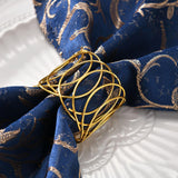 Maxbell 2 Pieces Napkin Holder Rings Decorative for Anniversary Dining Table Banquet