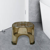 Maxbell Step Stool Multifunctional Portable Non Slip Stable Small Stool for Bathroom Gray