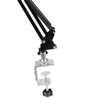 Maxbell Phone/Tablet Holder Mount Adjustable Universal Hands Free Long Arm Clip on 100cm for Bed Black