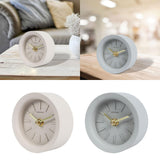 Maxbell Desk Clock Keeping Accurate Time Bedside Clock for Living Room Office Indoor Brown
